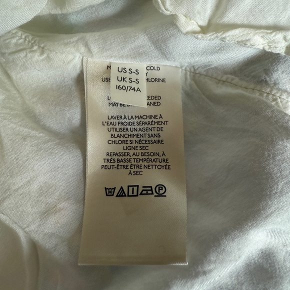 Free People Printed Ruffle Mini Skirt Smocked Waist Boho Festival Skirt Size S - Picture 5 of 6